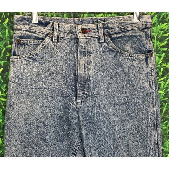 Vintage Pepsi Apparel America Jeans Acid Washed High Waisted 32x28 1980s USA - Picture 2 of 9